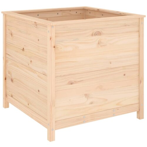 Maison Chic Vrtno cvetlično korito - Cvetlični Lonec 82,5x82,5x78 cm trdna borovina, (21789359) Slike