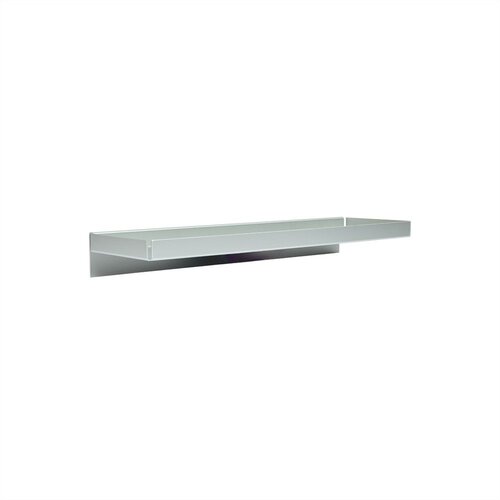 OYOY Living Design Kovinska polica v srebrni barvi 50 cm Bakku &ndash; Cene