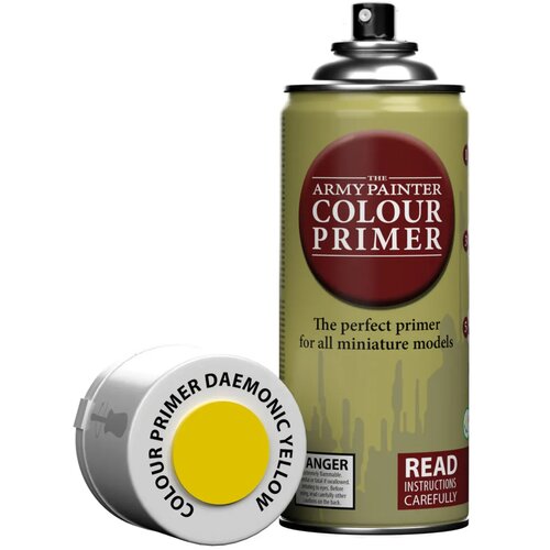 The Army Painter Colour Primer - Daemonic Yellow Cene