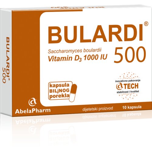 Bulardi ® 500 mg sa 1000 ij vitamina D3, 10 kapsula Slike