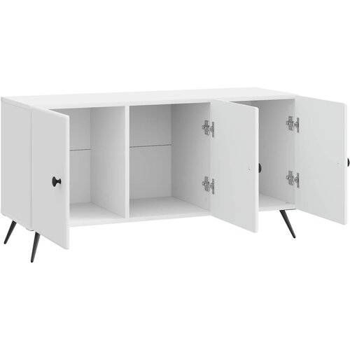  ormar Bijela visokog sjaja 99 x 34,5 x 50 cm Slike