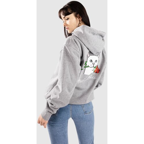 Ripndip Romantic Nerm Pulover s kapuco heather gray Cene