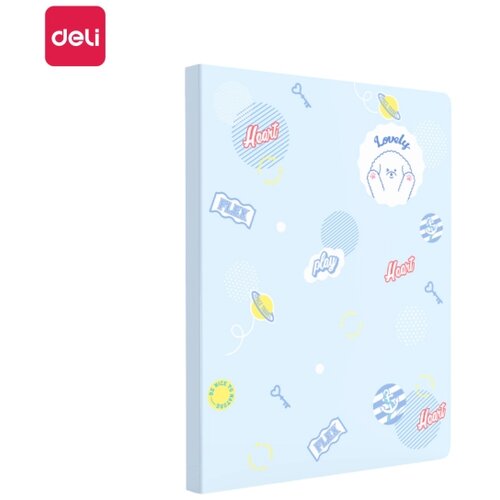 Fascikla DELI DISPLAY - CLEAR BOOK DECIJI DEZEN PLAVI 30 lis. Slike