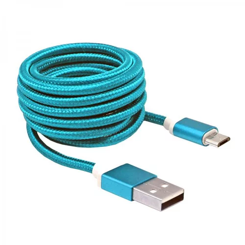 S Box KABEL USB->MICRO USB M/M 1,5M Blister BLUE