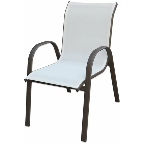 LDK Garden Crno-bijela vrtna stolica Clasic -