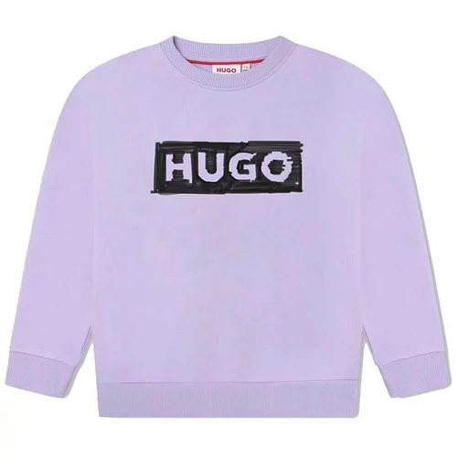 Hugo Otroški pulover vijolična barva