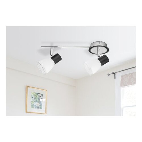 Rabalux ati spot E14 2x max40W crna/hrom Cene