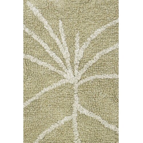 Lorena Canals Kaki zeleni periv/ručno rađen pamučan dječji tepih 75x100 cm Mini Monstera Olive &amp;ndash; Slike