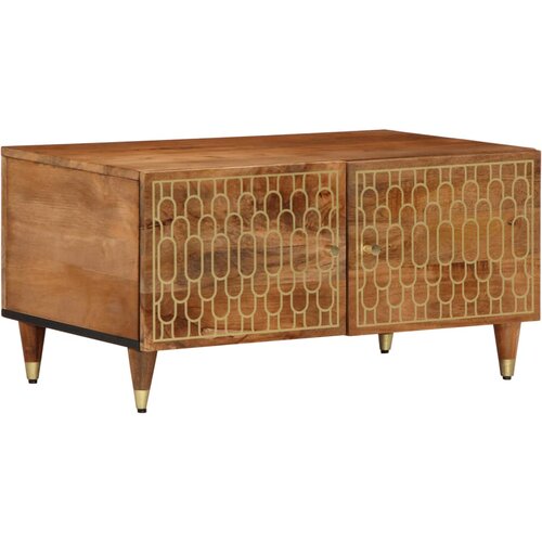 vidaXL Klubska mizica 80x50x40 cm trden mangov les Cene
