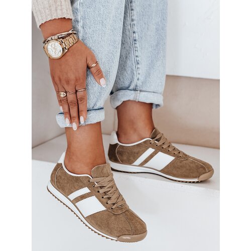 DStreet Sneakersy damskie beżowe Slike