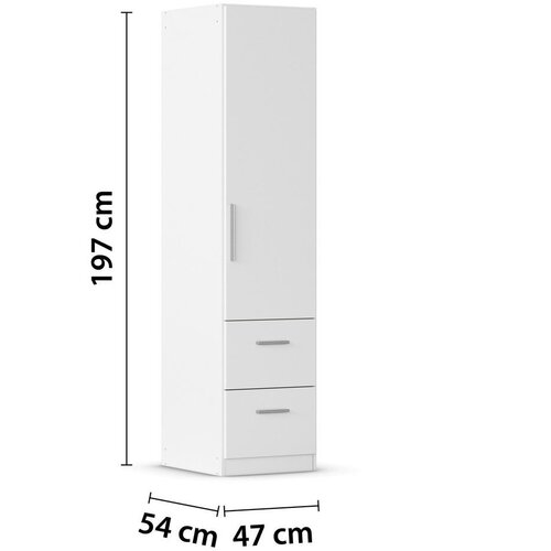 Home24 OMARA S KLASIČNIMI VRATI, bela Slike