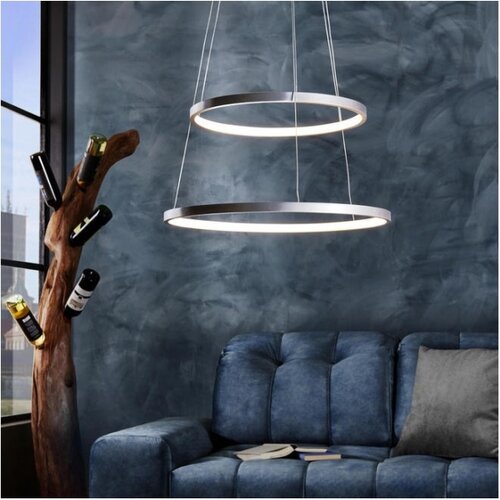 LEUCHTEN DIREKT 11525-21 - viseći led luster na sajli circle LED/15W/230V + LED/25W Slike
