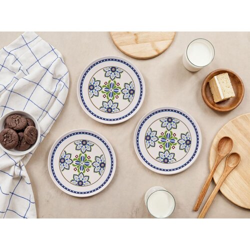 Hermia Set dezertnih tanjira, 6 komada, Beli Cene