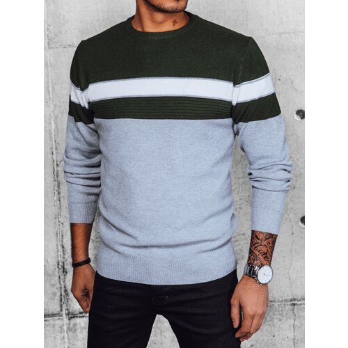 DStreet Men's light gray sweater Cene