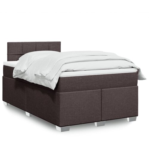  Krevet box spring s madracem tamnosmeđi 120 x 190 cm od tkanine Cijene