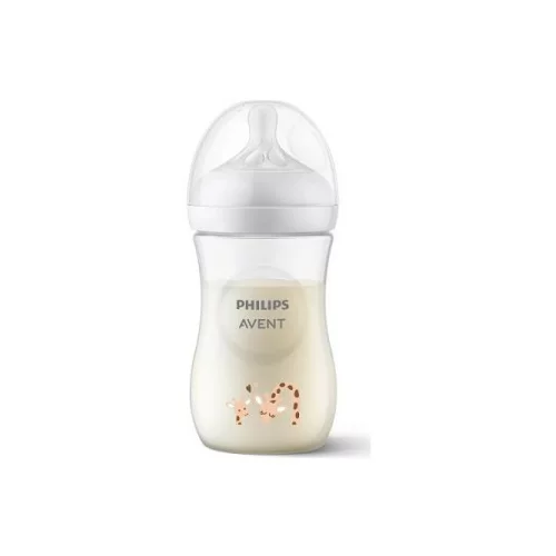 Philips Natural Response 1 m+ steklenička za dojenčke Giraffe 260 ml