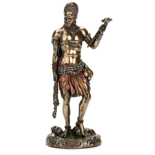 Signes Grimalt Kipci in figurice Bog Eshu Yoruba Figura Pozlačena