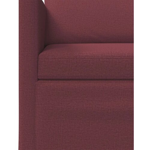  Fotelja Vinska crvena 70 x 81 x 82 cm Tkanina - boja crnog vina 60 cm Slike