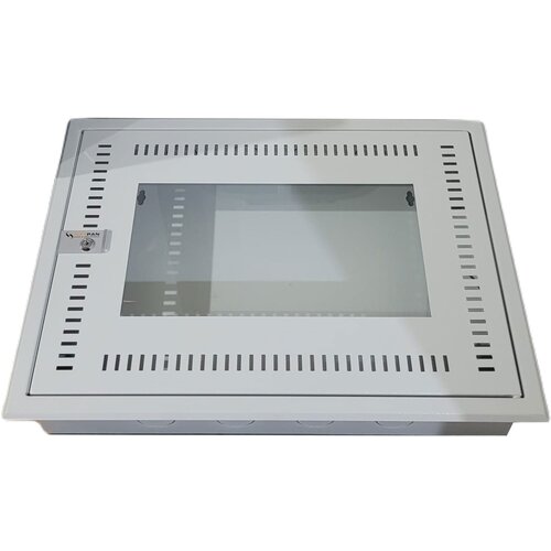  Ormar zidni komunikacijski podžbukni 6U FTTH 600x120mm Slike