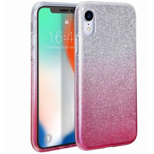 Nillkin silikonski ovitek z ble&amp;scaron;čicami bling 2v1 za samsung galaxy A32 A326 5G srebrno roza Slike