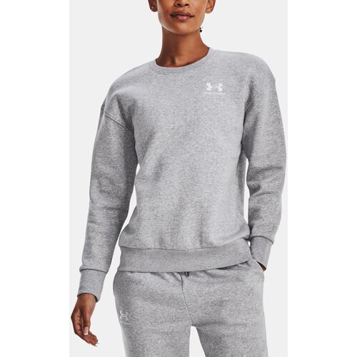 Under Armour Sweatshirt Essential Fleece Crew-GRY - Women Slike