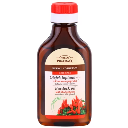 Green Pharmacy Hair Care Red Peppers ulje čička za stimulaciju rasta kose 100 ml
