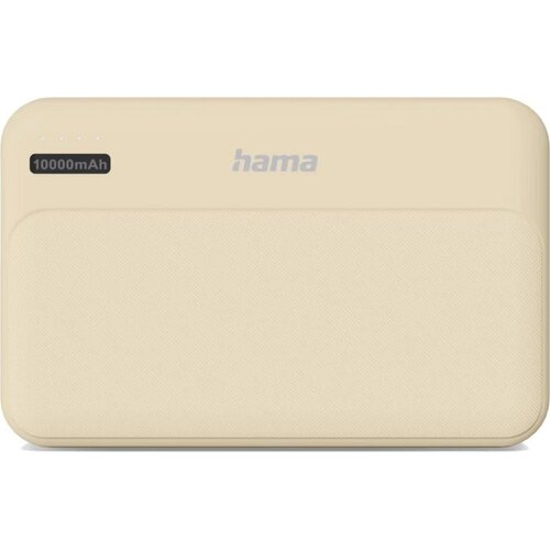 Hama Prenosna baterija Power Pack Pocket 10 10000 mAh 2x USB-A Sand, (5000492780) Slike