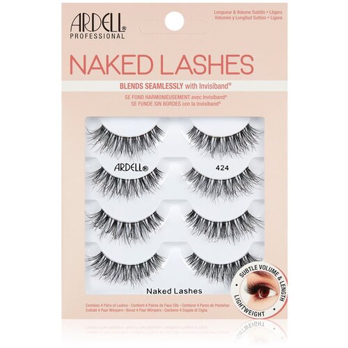Ardell Naked Lashes Multipack lepilne trepalnice veliko pakiranje vrsta 424 Slike