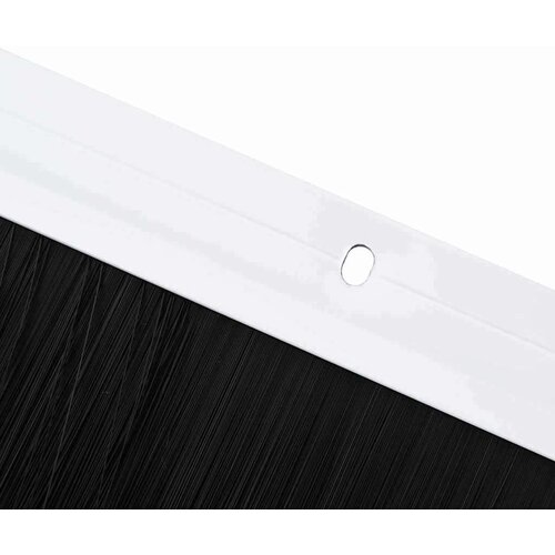  Držač četke za vrata 12 pcs Bijelo 100 cm Aluminijski legura Slike