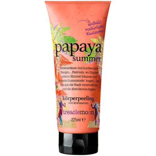 Treaclemoon papaya summer body scrub, Piling za telo sa semenkama kivija i mirisom papaje, 225ml Slike