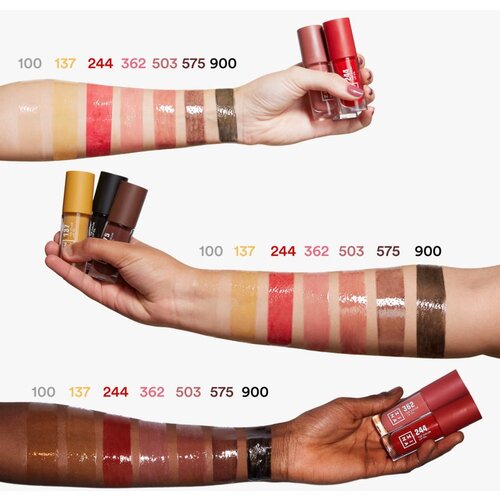 3INA The Color Lip Oil vlažilno olje za ustnice odtenek 100 - Crystal clear 4 ml Slike