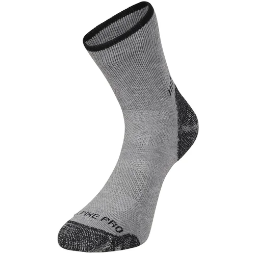 Alpine pro Sports socks with antibacterial treatment KEROWE gray