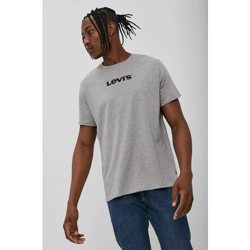 Levi's T-shirt moški, siva barva
