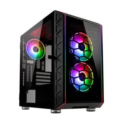 Kolink Citadel Glass SE Micro Tower Black Slike