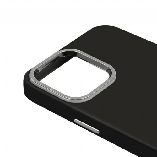 Onasi Satin silikonski ovitek za Samsung Galaxy S23 Plus 5G - črn Slike