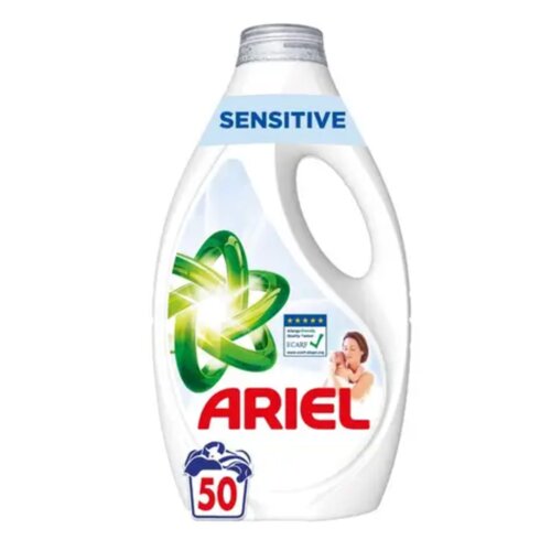 Ariel Sensitive tekući deterdžent 2,25l / 50 pranja / XL pakiranje Slike