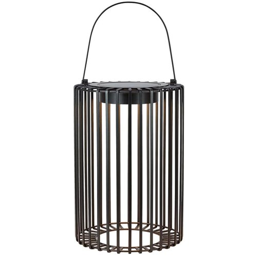 Markslöjd Crna LED lanterna sa solarnim panel/s USB za eksterijer (visina 54 cm) Cavia – Cijene