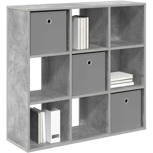  Kreveta s ladicama Betonski sivi 88,5 x 29 x 84,5 cm Slike