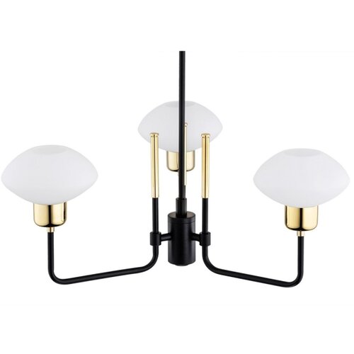  Argon 6166 - Luster na &amp;scaron;tapu RAVELLO 3xE14/15W/230V crna/zlatna Slike
