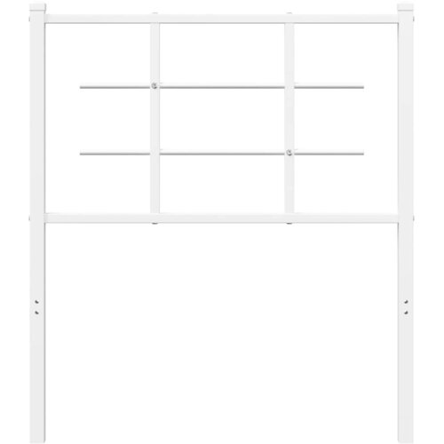  Metalno zamjensko uzglavlje bijelo 75 cm Slike