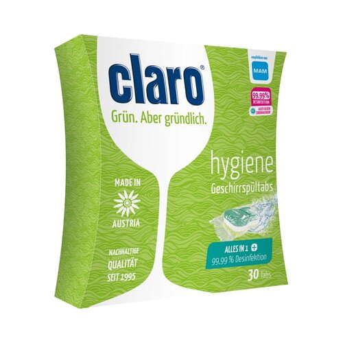 claro ECO tablete za strojno pranje suđa - Hygiene - 30 komada Cijene