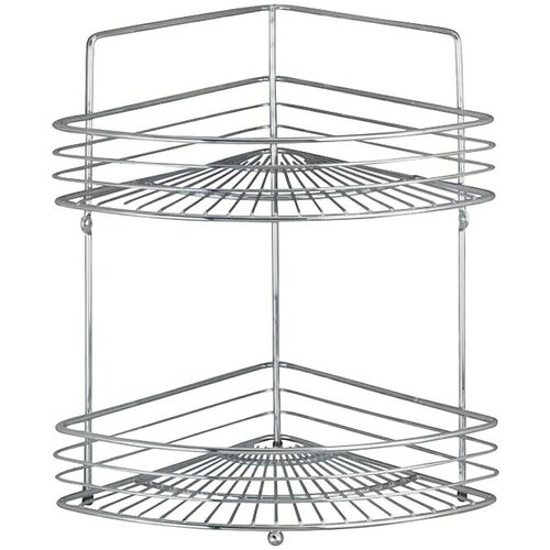 Wenko Kutna košarica za tuš kabinu Milano (Š x V: 315 x 370 mm, Srebrna, Visokog sjaja) Cijene