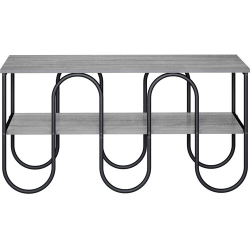  TV stalak 100 x 40 x 50 cm Siva Sonoma Konstruirano drvo Slike