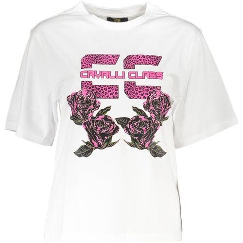 Cavalli Class SHORT SLEEVE T-SHIRT WOMEN WHITE Slike