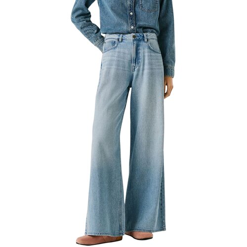 PepeJeans Wide Leg Jeans Uhw Jaimy farmerke Cene