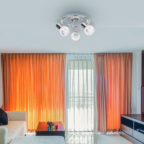 Rabalux lauren spot E14 3x40W, hrom Slike