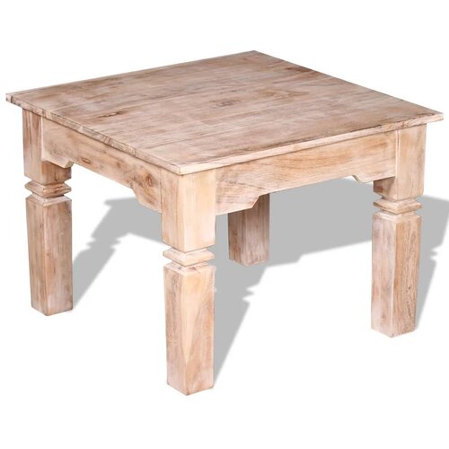 Maison Chic Klubska mizica - kavna mizica - Nizka mizica iz akacijevega lesa 60x60x45 cm, (21755376) Slike