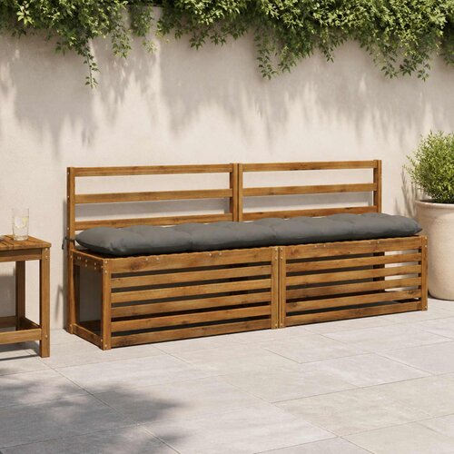  Jastučić za klupu VIANEN 100% poliester Siva 200 x 30 x 12 cm Cijene