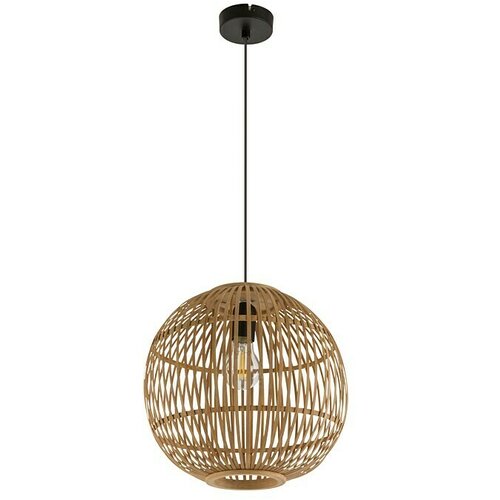 Globo 15368H - Luster na sajli HILDEGARD 1xE27/60W/230V bambus Cene