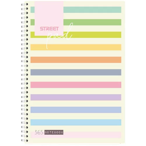 STREET Zvezek A4 Pad Strip 1R, mali karo, 100 listov